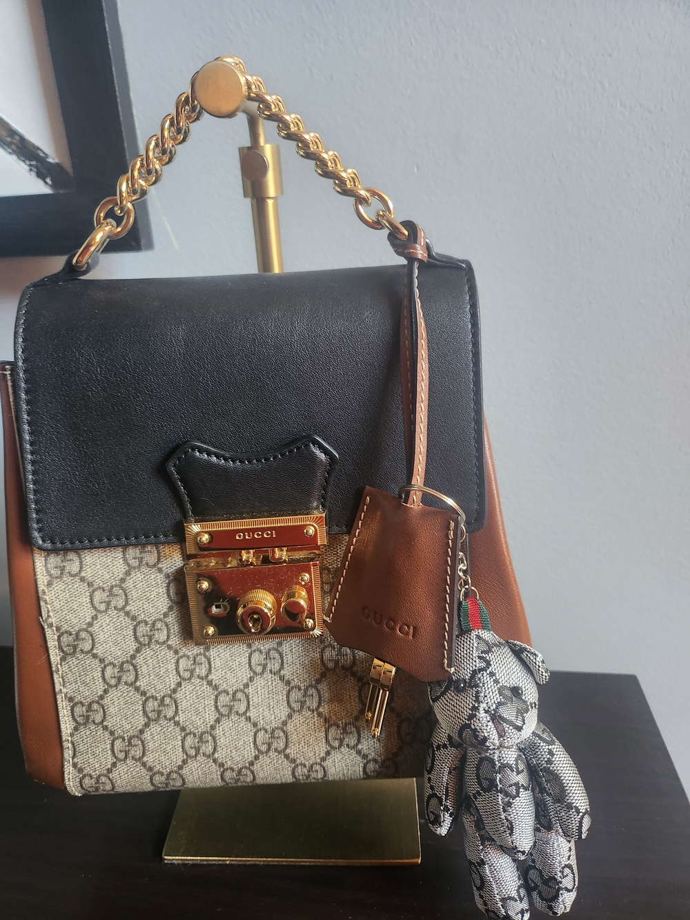 Gucci Lock It Backpack Satchel